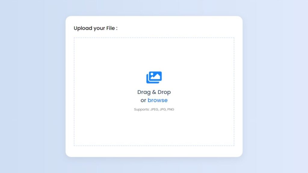 drag and drop file upload javascript library